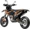 Мотоцикл GEON Dakar GNS 300 NC Motard (21/18 Off-Road) Black/Orange