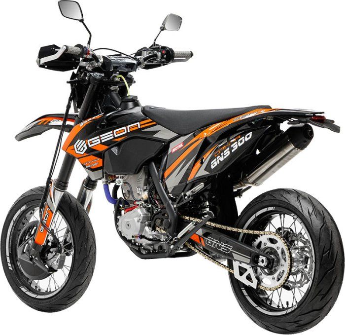 Мотоцикл GEON Dakar GNS 300 NC Motard (21/18 Off-Road) Black/Orange