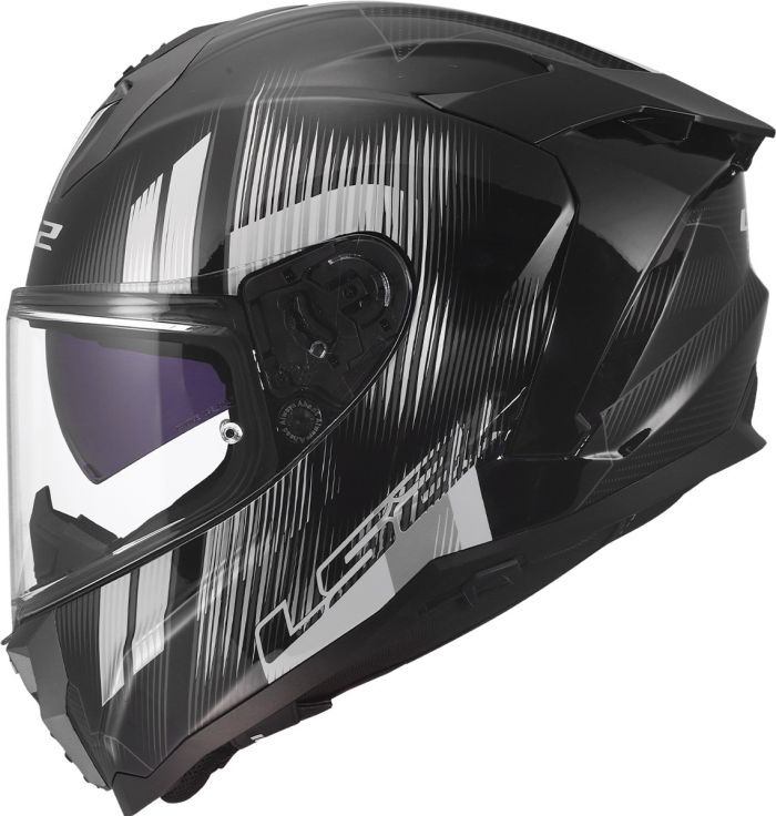 Мотошолом LS2 FF817 Challenger 2 Nitro Black Grey