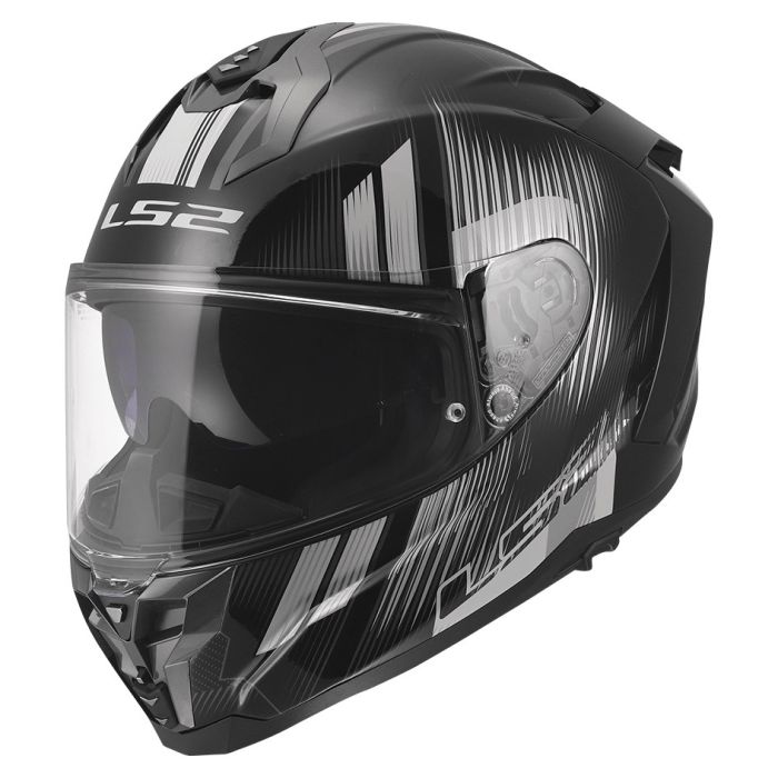 Мотошолом LS2 FF817 Challenger 2 Nitro Black Grey