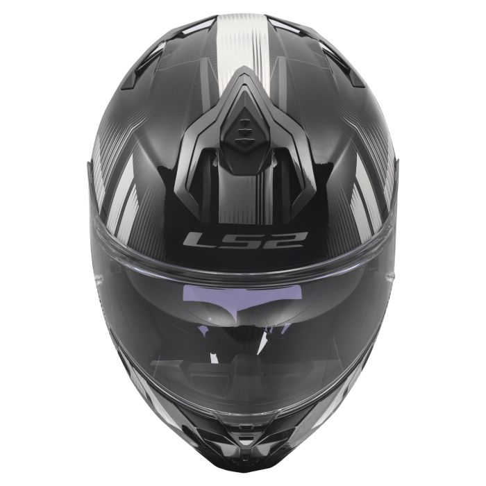 Мотошолом LS2 FF817 Challenger 2 Nitro Black Grey