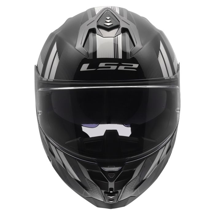 Мотошолом LS2 FF817 Challenger 2 Nitro Black Grey