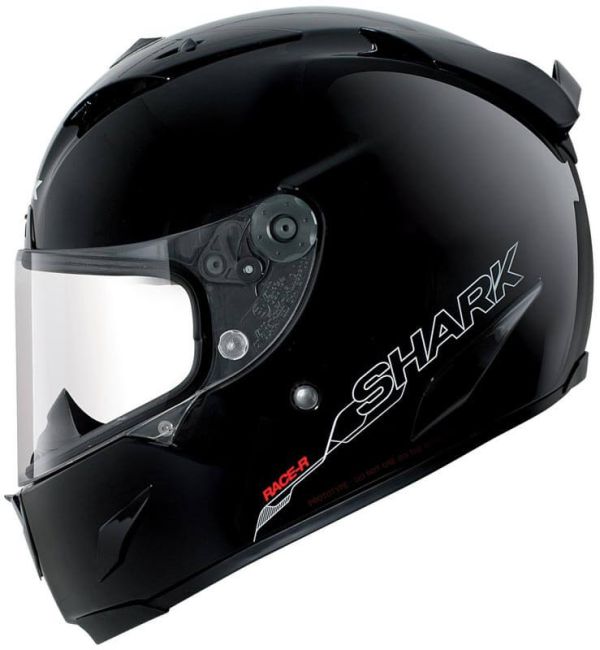 Мотошолом Shark Race R Pro - Blank Gloss Black