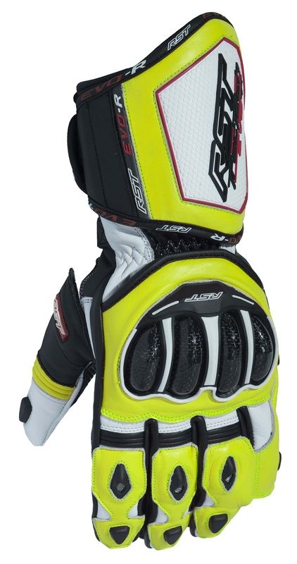 Моторукавички RST Tractech Evo R CE Glove White / Black / Flo Yellow