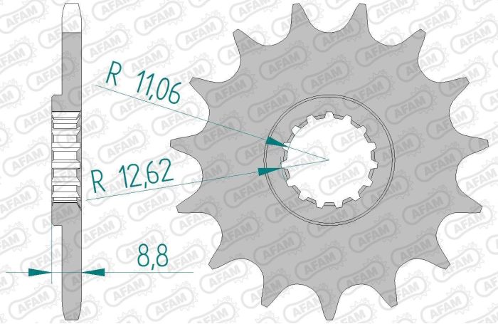 Зірка Afam Standard Chainwheel 520 - KTM