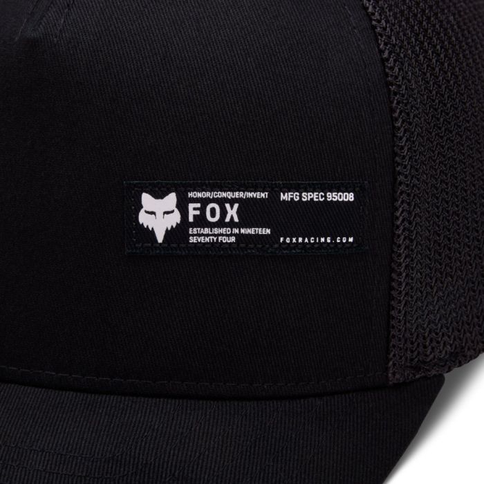 Кепка Fox Barge Flexfit Hat Black
