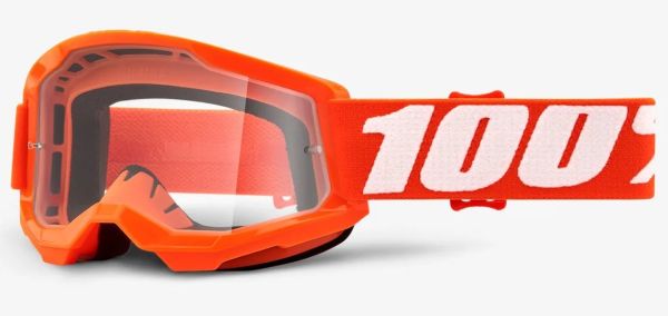 Дитячі окуляри 100% STRATA 2 Youth Goggle Orange - Clear Lens