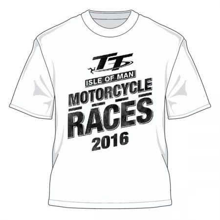 Футболка IOMTT T-Shirt - Isle Of Man Motorcycle Races 2016 White