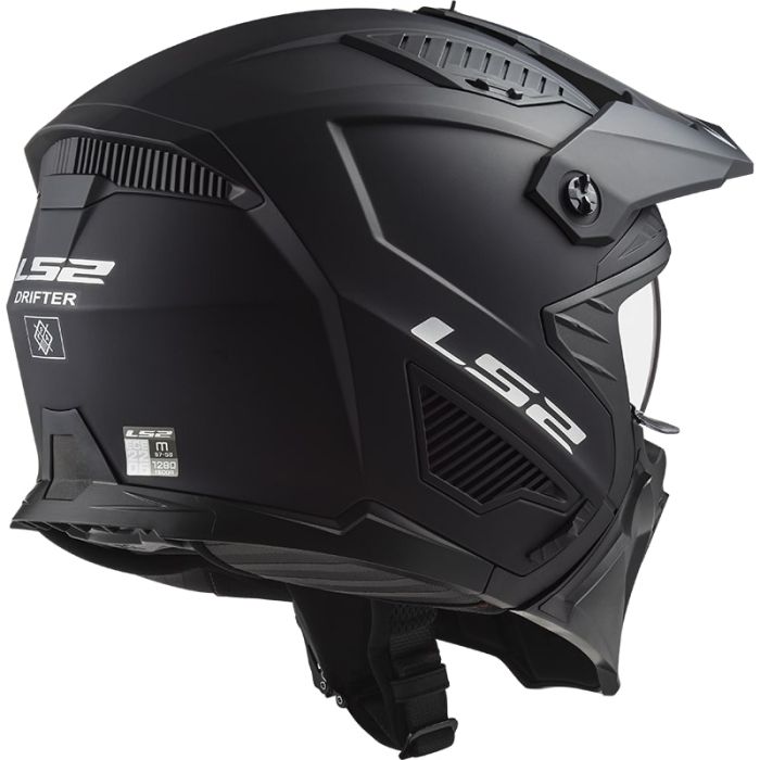 Мотошолом LS2 OF606 Drifter Solid Matt Black