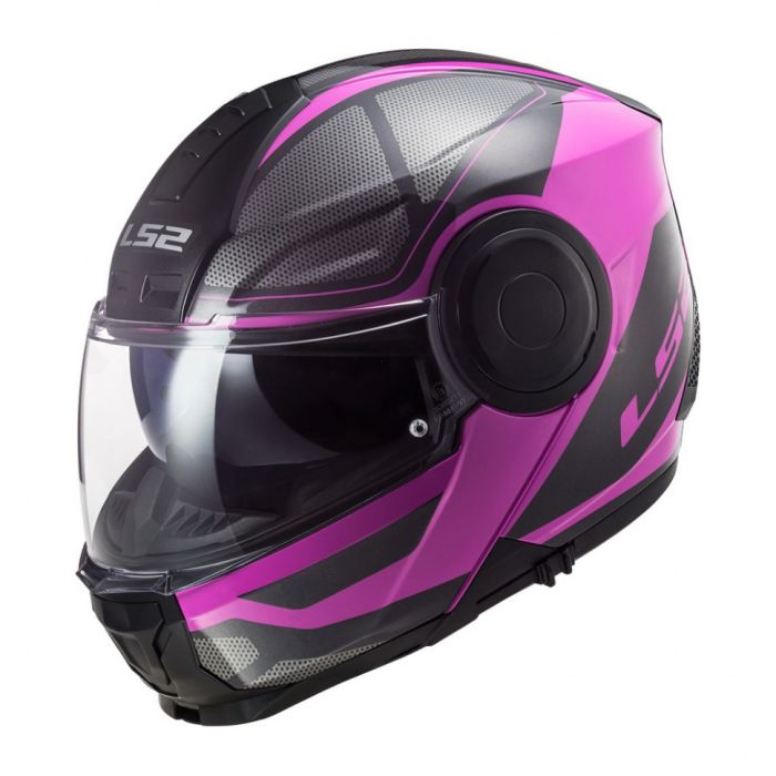 Мотошолом LS2 FF902 Scope Axis Black Pink