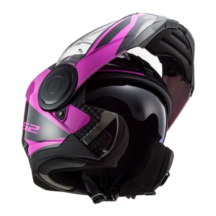 Мотошолом LS2 FF902 Scope Axis Black Pink