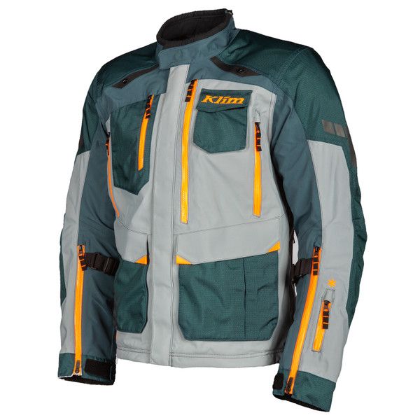 Мотокуртка KLIM Carlsbad Jacket LG Petrol - Strike Orange