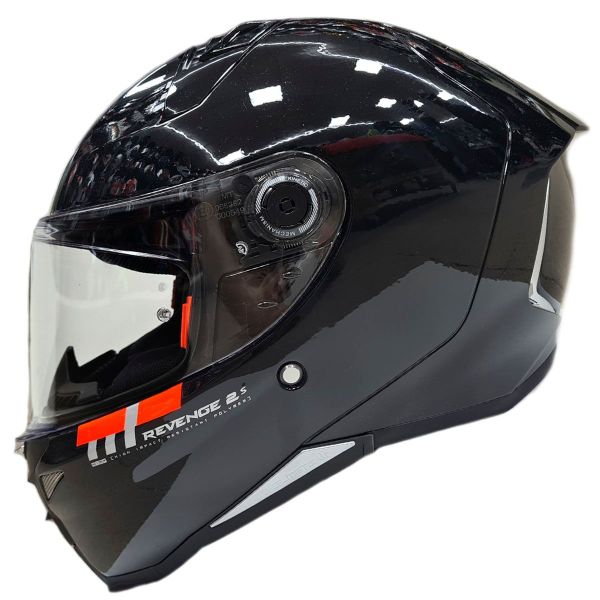 Мотошолом MT Revenge 2 S Solid Gloss Black ECE2206