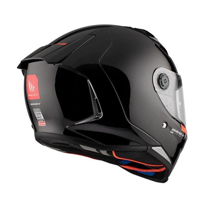Мотошолом MT Revenge 2 S Solid Gloss Black ECE2206
