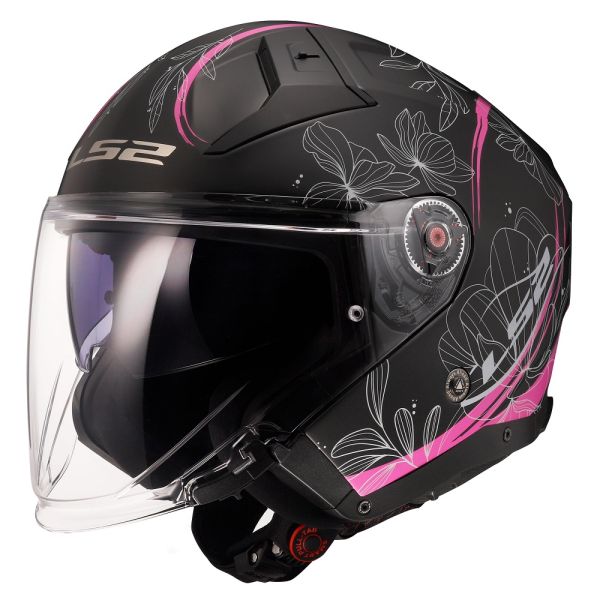 Мотошолом LS2 OF603 Infinity 2 Lotus Matt Pink