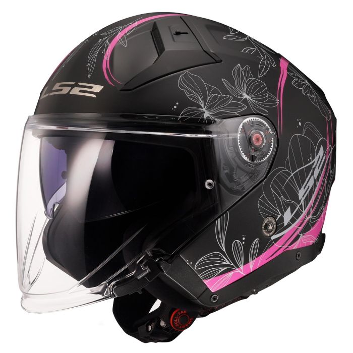 Мотошолом LS2 OF603 Infinity 2 Lotus Matt Pink