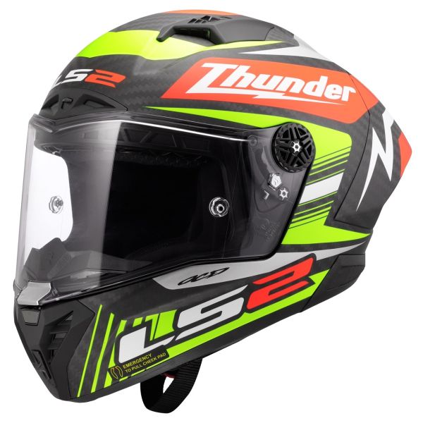 Мотошолом LS2 FF805 Thunder GP Aero Replica Black