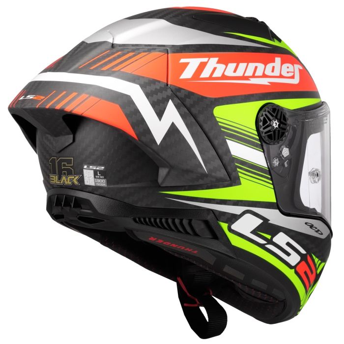 Мотошолом LS2 FF805 Thunder GP Aero Replica Black
