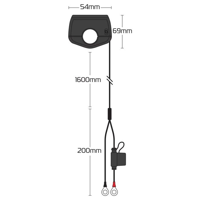 Зарядка Oxford Slimline USB Type-A and Type C 3.0 AMP Charging kit
