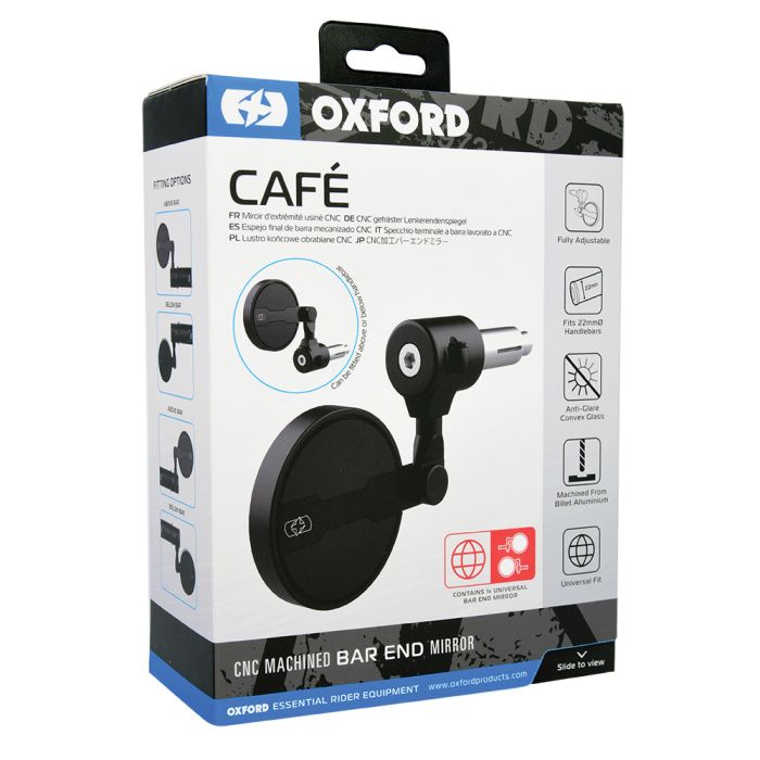 Мото дзеркало Oxford Cafe Bar End Mirror (Universal)