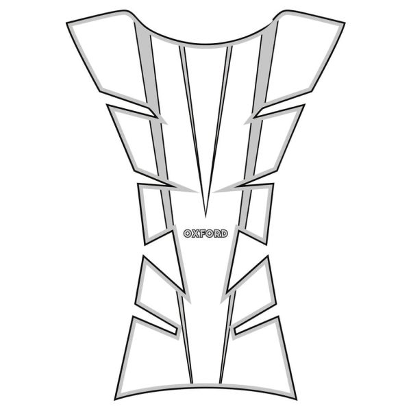 Наліпка на бак Oxford Sheer Arrow Tank Pad - Silver