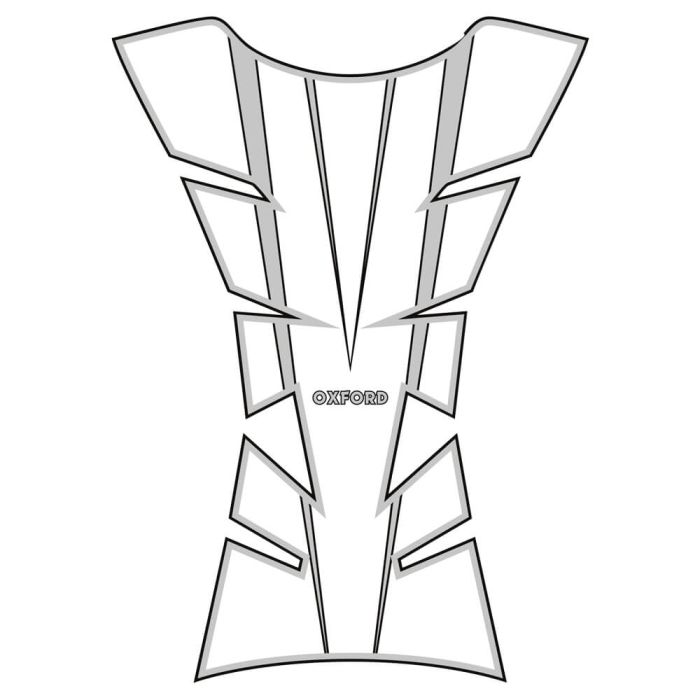 Наліпка на бак Oxford Sheer Arrow Tank Pad - Silver