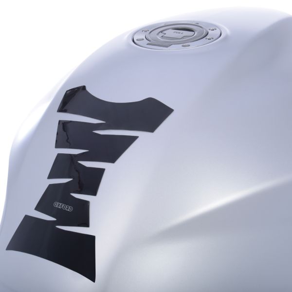 Наліпка на бак Oxford Jagged Tank Pad - Black