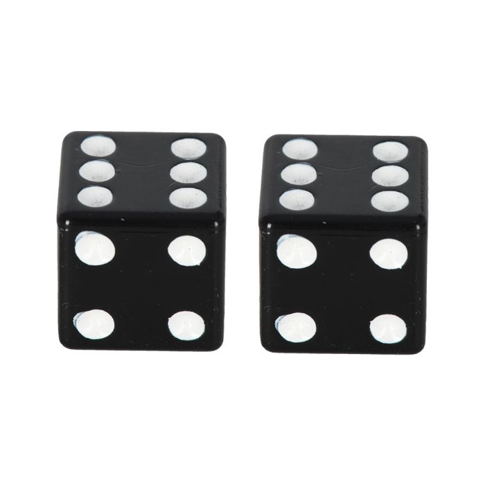 Ковпачок на ніпель Oxford Lucky Dice Valve Caps Black