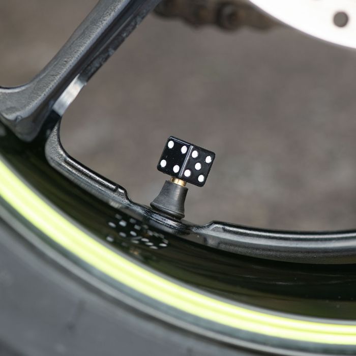 Ковпачок на ніпель Oxford Lucky Dice Valve Caps Black