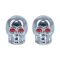 Ковпачки на ніпель Oxford Skull Valve Caps Silver