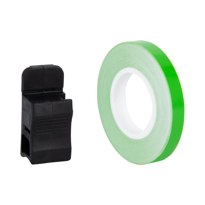 Наліпка світловідбивна Oxford Wheel Stripes Fluo Green + Appl