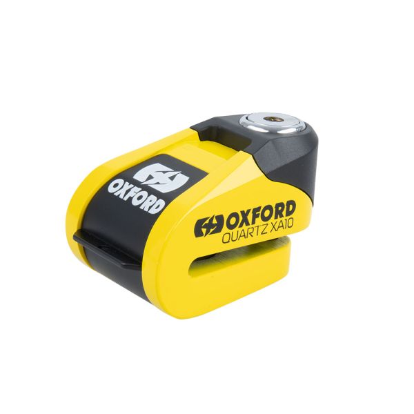 Замок Oxford Quartz XA10 Disc Lock Yellow/Black