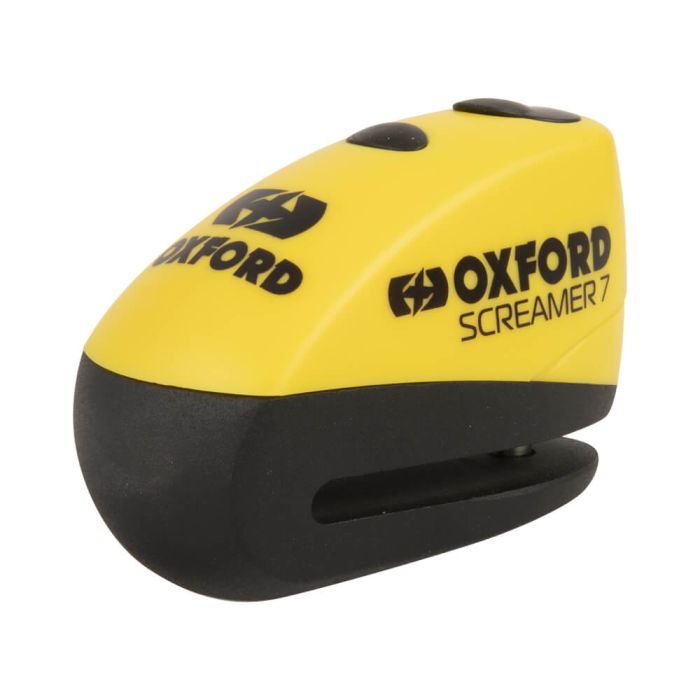 Замок Oxford Screamer 7 Alarm Disc Lock Yellow/Black