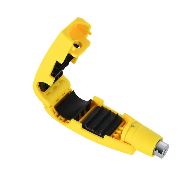 Замок-блокатор із сигналізацією Oxford LeverLock Yellow