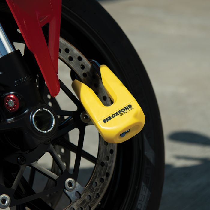 Oxford Monster Disc Lock - Yellow