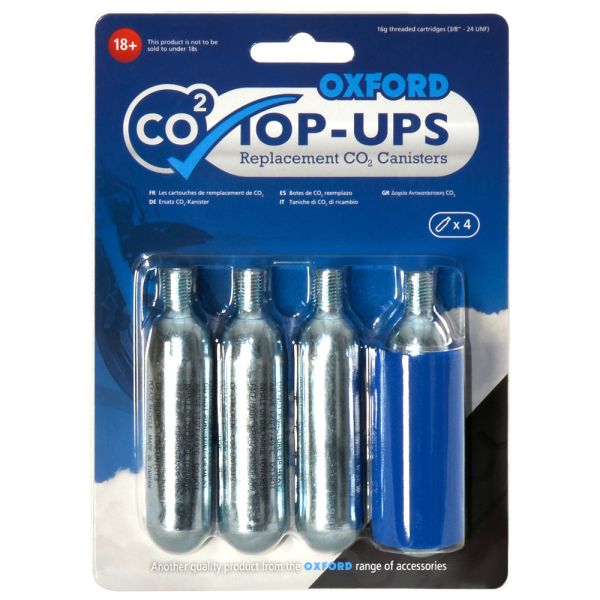 Балони для шин Oxford CO2 Top-ups (4 pack)