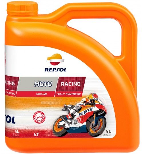 Олива моторна REPSOL MOTO RACING 4T 10W-40 (4Л)