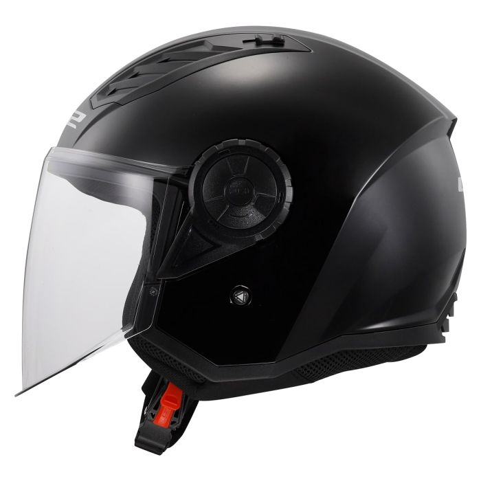 Мотошолом LS2 OF616 Airflow 2 Solid Gloss Black