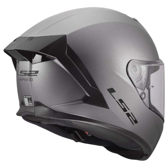 Мотошолом LS2 FF820 Rapid 3 Matt Titanium