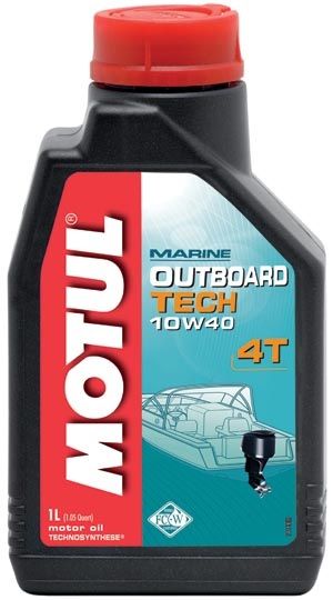 Моторна олива Motul Outboard Tech 4T SAE 10W40 (1L)