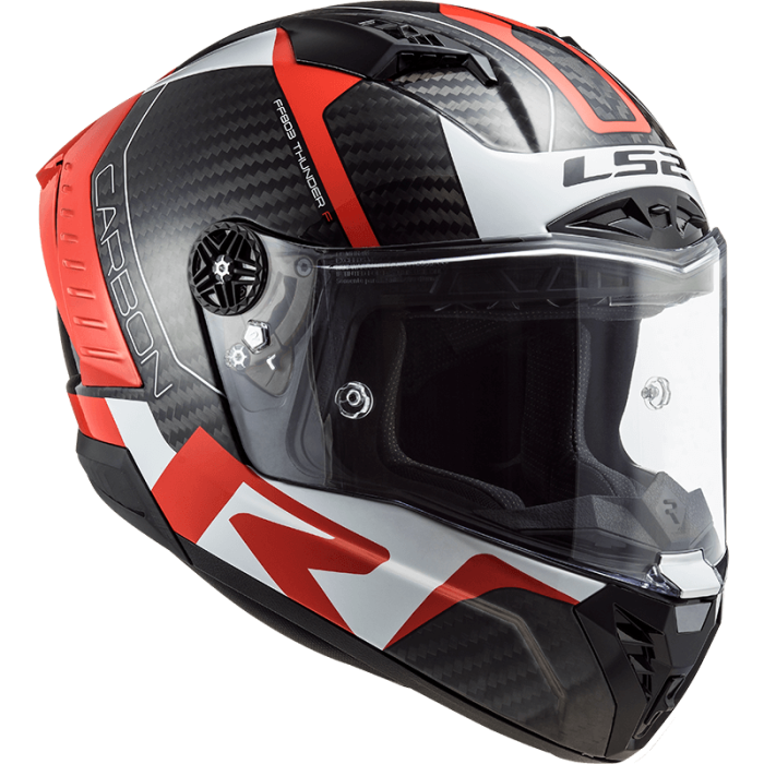 Мотошолом LS2 FF805 Thunder C Racing 1 Red White