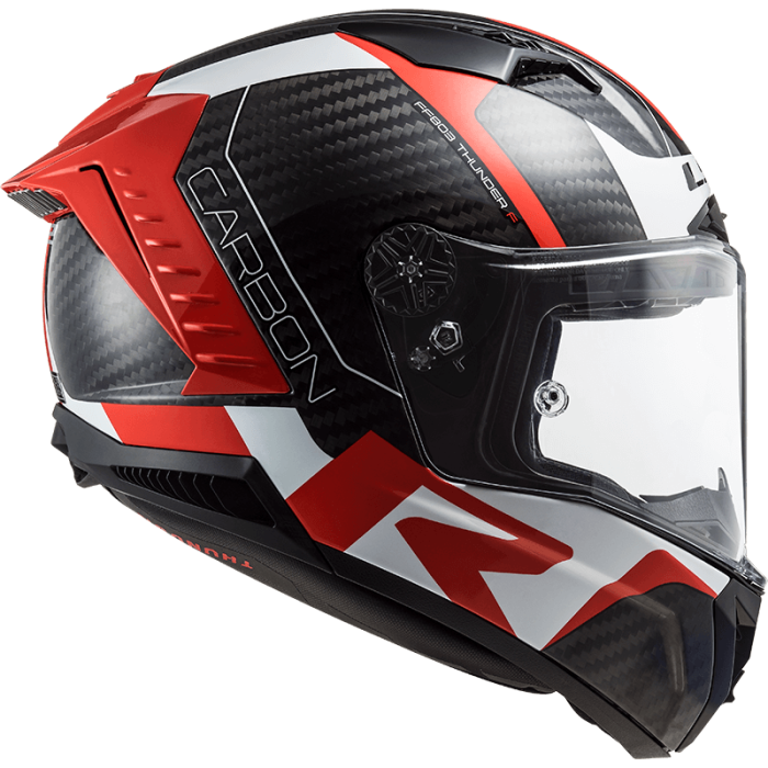 Мотошолом LS2 FF805 Thunder C Racing 1 Red White