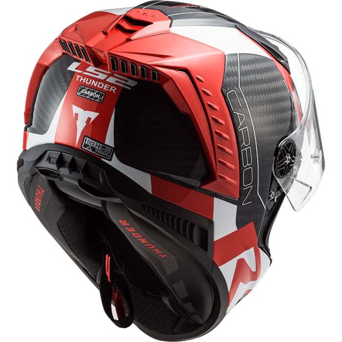 Мотошолом LS2 FF805 Thunder C Racing 1 Red White