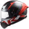 Мотошолом LS2 FF805 Thunder C Racing 1 Red White