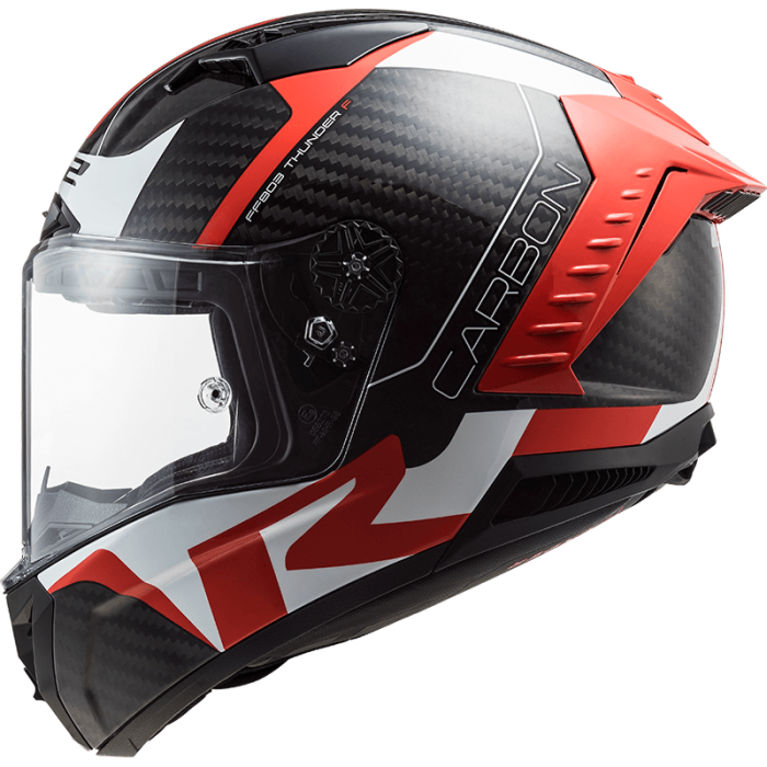 Мотошолом LS2 FF805 Thunder C Racing 1 Red White