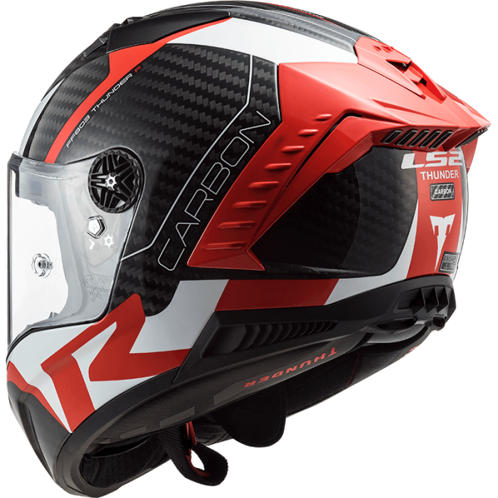 Мотошолом LS2 FF805 Thunder C Racing 1 Red White