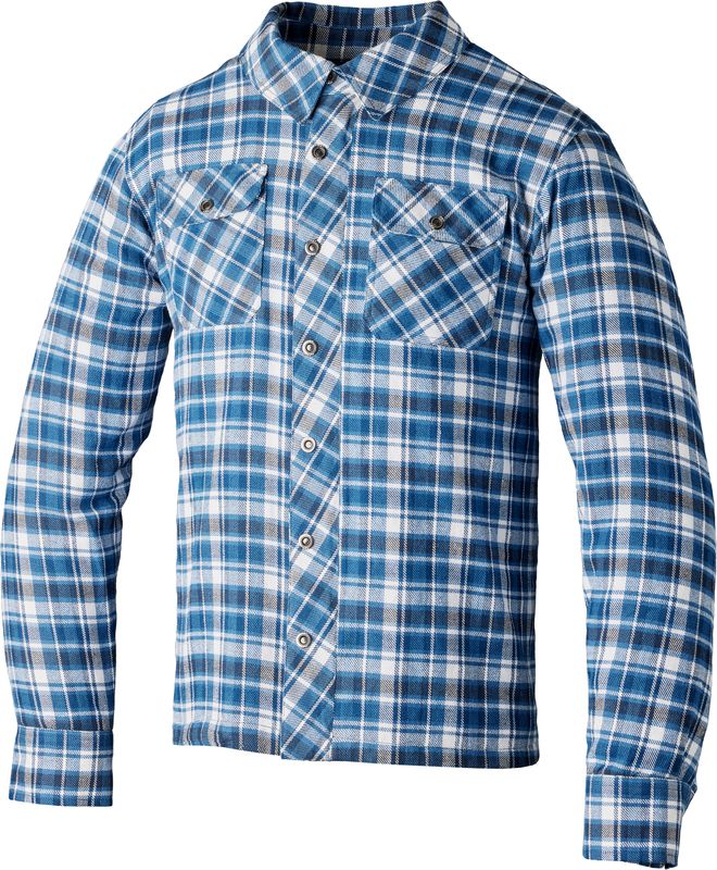 Мото сорочка RST Lumberjack Reinforced CE Aramid Fibre Jacket - Blue / Grey Check