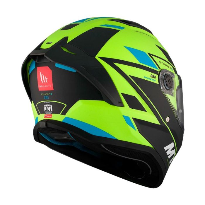 Мотошолом MT STINGER 2 Zivze C3 Matt Yellow