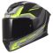 Мотошолом LS2 FF820 Rapid 3 Hyper Black Hi-Vis Yellow