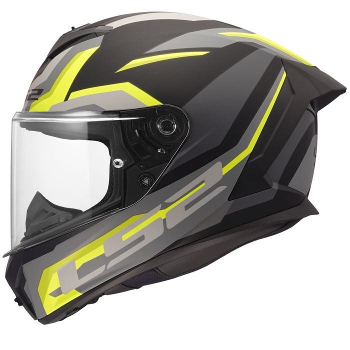 Мотошолом LS2 FF820 Rapid 3 Hyper Black Hi-Vis Yellow